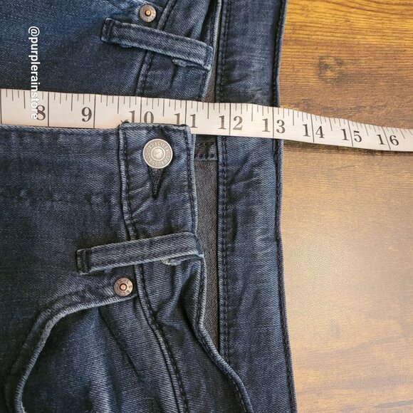 Levi's Jeans 36x30 Straight Fit 514 Flex Stretch Denim Dark Wash Western Rodeo - Picture 9 of 12